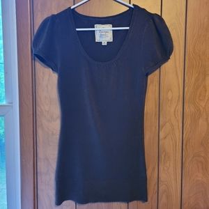 Sz M - Energie - Brown Sweater Blouse - Very Soft - Great Condition